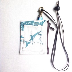 設計款SH186 - 【鯊魚印花】證件套零錢包 第1張的照片