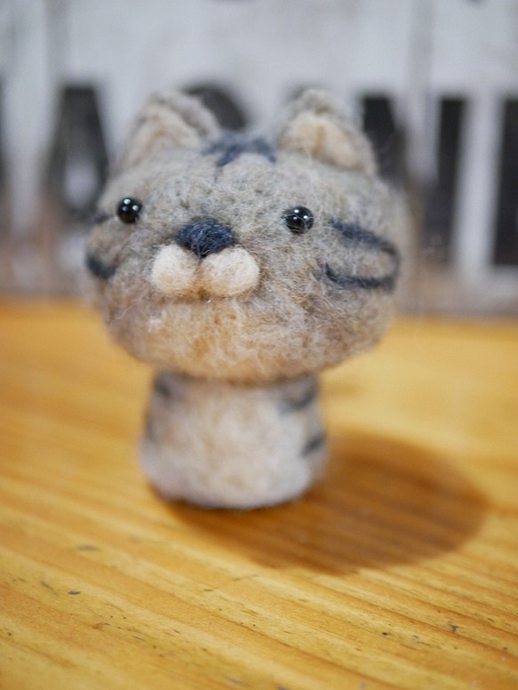 羊毛フェルト　　猫 1枚目の画像
