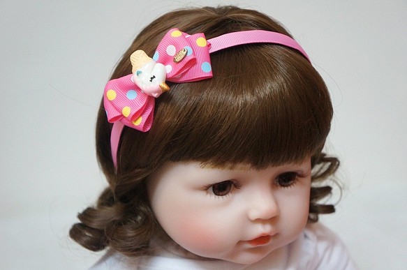 Avondream時尚髮飾-G3-寶寶兒童幼兒超舒適髮箍/髮圈-髮夾髮束髮箍髮帶彌月禮盒禮物 獨角獸 第1張的照片
