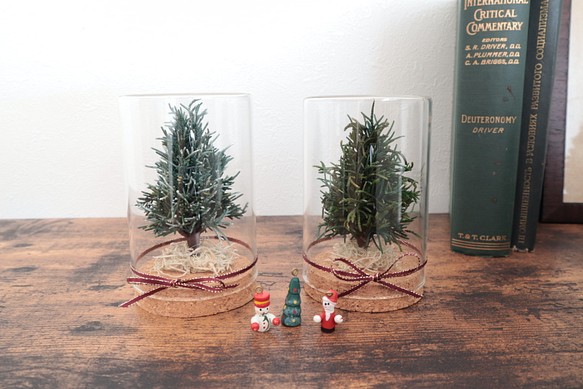 スノードームみたいなクリスマスツリー 1枚目の画像