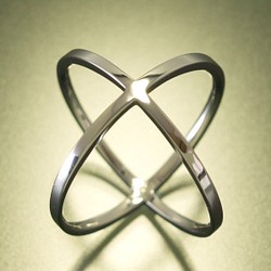 X(クロス) LOVE Ring『KISS』シルバー925 指輪・リング inGod jewels