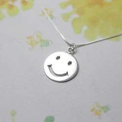 【笑臉迎人】笑臉項鍊/微笑項鍊/純銀項鍊/Sterling Silver Necklace/Smile 第1張的照片