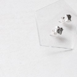 Cube Stone Earring 方形小石子耳環 風景系列 第1張的照片