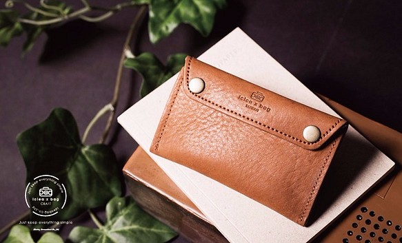 【icleaXbag】classic leather card purse DG12 1枚目の画像