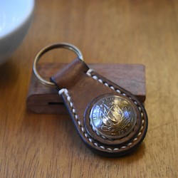 手工真幣扣鑰匙圈【帆船】 鑰匙圈 手工縫製【CarlosHuang阿卡】 第1張的照片