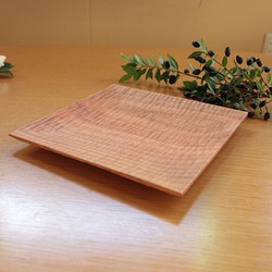 【jun様オーダー品】山桜の一枚板から作る　角皿５枚セット 1枚目の画像