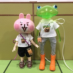 Team Kero 珍珠奶茶 短袖上衣 Bubble Tea T-shirt [Wonder Frog / OB11] 第1張的照片