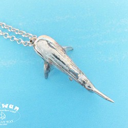 【Diving silver】925銀海洋潛水銀飾--立體鯨鯊墜飾 第1張的照片