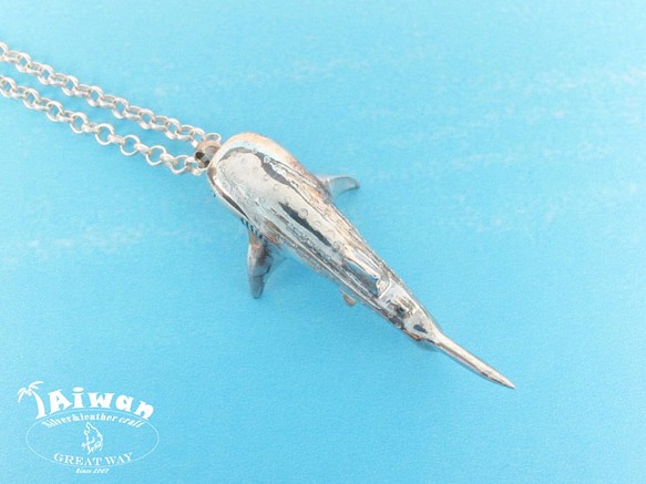 【Diving silver】925銀海洋潛水銀飾--立體鯨鯊墜飾 第1張的照片