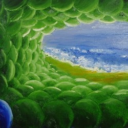 『心の海』油絵 1枚目の画像
