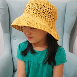 手編みは、広い漁師の帽子に沿って簡単に歩きます（日よけの帽子/小さい顔の効果/日焼け止め/大人） 1枚目の画像