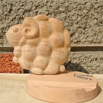 【KIJO】木製スマホスタンド / スマホホルダー -羊 1枚目の画像