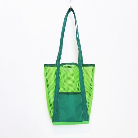 環保袋子袋網袋（綠色） 第1張的照片