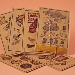 甜品烘焙食譜明信片組 第1張的照片