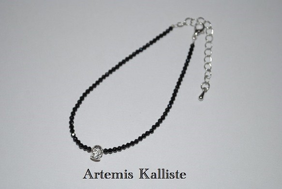 SALE!　Artemis Kalliste ブラックスピネル　ブレスレット 1枚目の画像