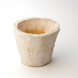 陶器製（3号ポット相当）多肉植物の欲しがる植木鉢 SMM-4745 1枚目の画像