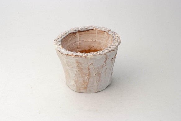 陶器製（２号ポット相当）多肉植物の欲しがる植木鉢 AAS-5116 1枚目の画像