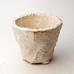陶器製（3号ポット相当）多肉植物の欲しがる植木鉢 OPMd-6290 1枚目の画像