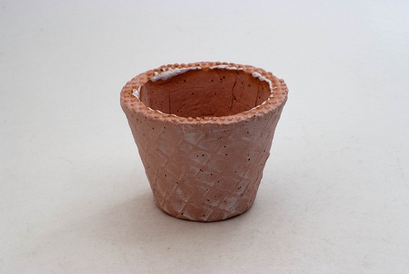 陶器製（２号ポット相当）　植木鉢　 AASc-ミカゲ-7239 1枚目の画像