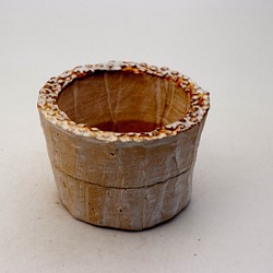 陶器製（2号ポット相当）多肉植物の欲しがる植木鉢 SSSS-9656 1枚目の画像