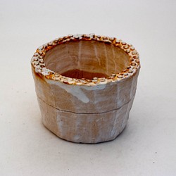 陶器製（2号ポット相当）多肉植物の欲しがる植木鉢 SSSS-9657 1枚目の画像