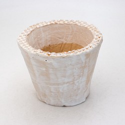 陶器製（3号ポット相当）多肉植物の欲しがる植木鉢 SMM-275 1枚目の画像