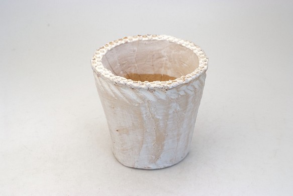 陶器製（3号ポット相当）多肉植物の欲しがる植木鉢 NSM-723 1枚目の画像