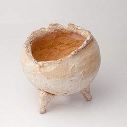 陶器製　多肉植物の欲しがる植木鉢 er-211 1枚目の画像