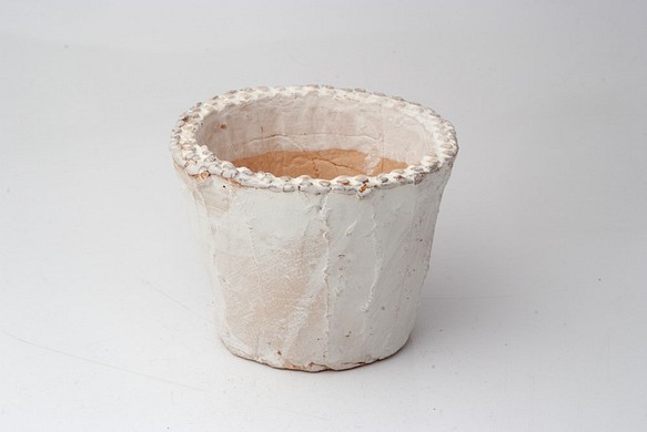 陶器製（2.5号ポット相当）　多肉植物の欲しがる植木鉢 sms-667 1枚目の画像