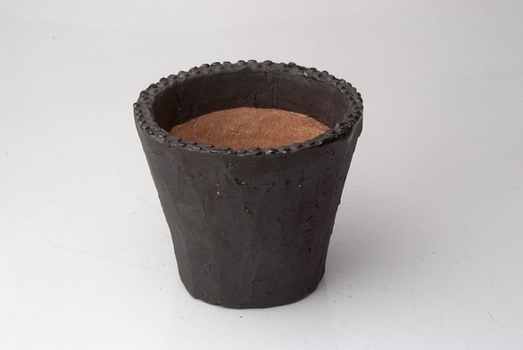 陶器製（3号ポット相当）　多肉植物の欲しがる植木鉢 smm-1102 1枚目の画像