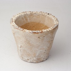 陶器製（2.5号ポット相当）　多肉植物の欲しがる植木鉢 ops-1172 1枚目の画像