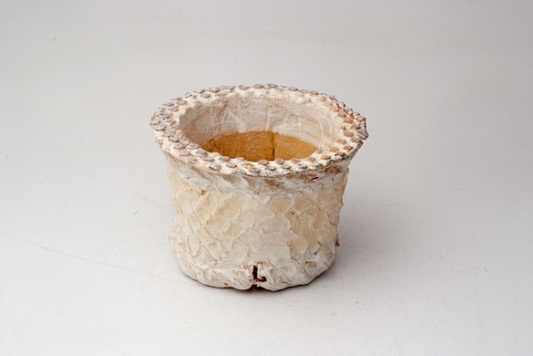 陶器製（２号ポット相当）　多肉植物の欲しがる植木鉢 prc-1411-黄 1枚目の画像