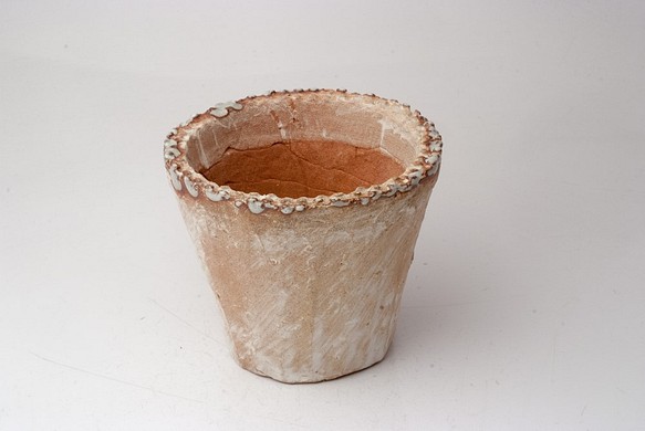 陶器製（3号ポット相当）　多肉植物の欲しがる植木鉢 smm-1491 1枚目の画像