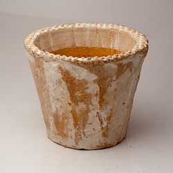 陶器製（3.5号ポット相当）　多肉植物の欲しがる植木鉢 SML-2627 1枚目の画像