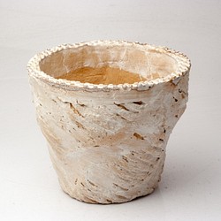 陶器製（4号ポット相当）　多肉植物の欲しがる植木鉢 OPL-2749 1枚目の画像