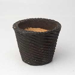 陶器製（2.5号ポット相当）　多肉植物の欲しがる植木鉢 SMSb-3466 1枚目の画像