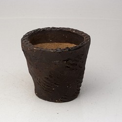陶器製（2号ポット相当）　多肉植物の欲しがる植木鉢 OPSS-3505 1枚目の画像