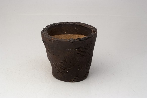 陶器製（2号ポット相当）　多肉植物の欲しがる植木鉢 OPSS-3505 1枚目の画像