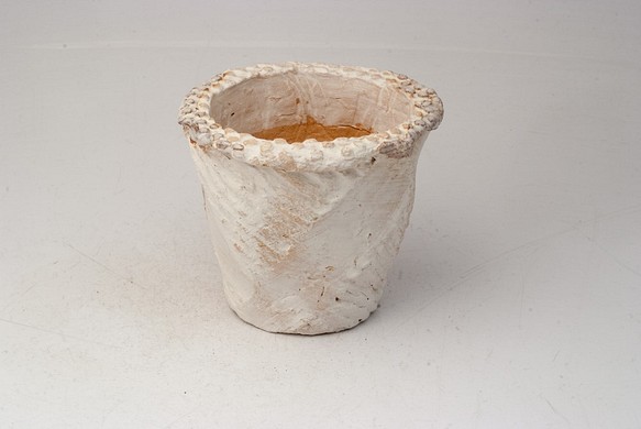 陶器製（2号ポット相当）　多肉植物の欲しがる植木鉢 OPSS-3509 1枚目の画像