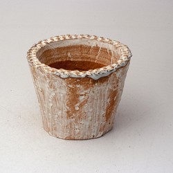 陶器製（2.5号ポット相当）　多肉植物の欲しがる植木鉢 SMS-4105 1枚目の画像