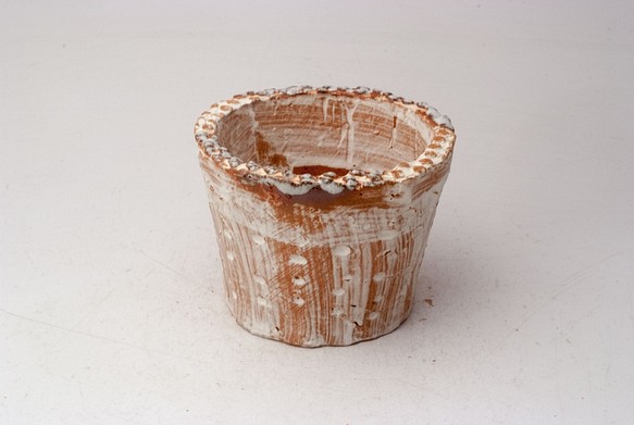 陶器製（２号ポット相当）　多肉植物の欲しがる植木鉢 AAS-4276 1枚目の画像
