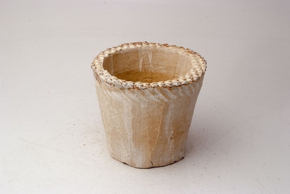 陶器製（2.5号ポット相当）　多肉植物の欲しがる植木鉢 NSS-4301 1枚目の画像