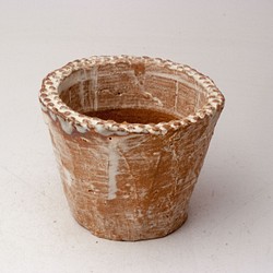 陶器製（2.5号ポット相当）　多肉植物の欲しがる植木鉢 SMS-4326 1枚目の画像