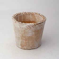 陶器製（2.5号ポット相当）　多肉植物の欲しがる植木鉢 NSS-3348 1枚目の画像