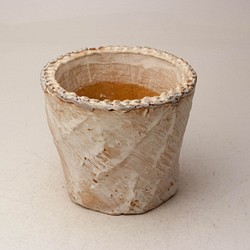 陶器製（2.5号ポット相当）　多肉植物の欲しがる植木鉢 OPS-3612 1枚目の画像