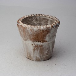 陶器製（２号ポット相当）　多肉植物の欲しがる植木鉢 AAM-6375 1枚目の画像