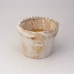 陶器製（２号ポット相当）　多肉植物の欲しがる植木鉢 AAS-6474 1枚目の画像