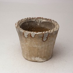 陶器製（2.5号ポット相当）　多肉植物の欲しがる植木鉢 SMS-6563 1枚目の画像