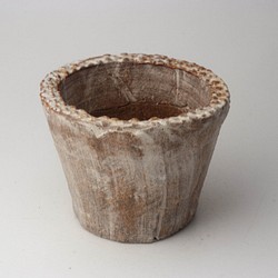 陶器製（2.5号ポット相当）多肉植物の欲しがる植木鉢 SMS-7938 1枚目の画像