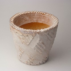 陶器製（4号ポット相当）多肉植物の欲しがる植木鉢 OPL-8071 1枚目の画像
